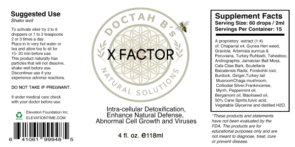 X FACTOR 2oz- THE SUPER NATURAL ANTI VIRAL REMEDY - Image 2