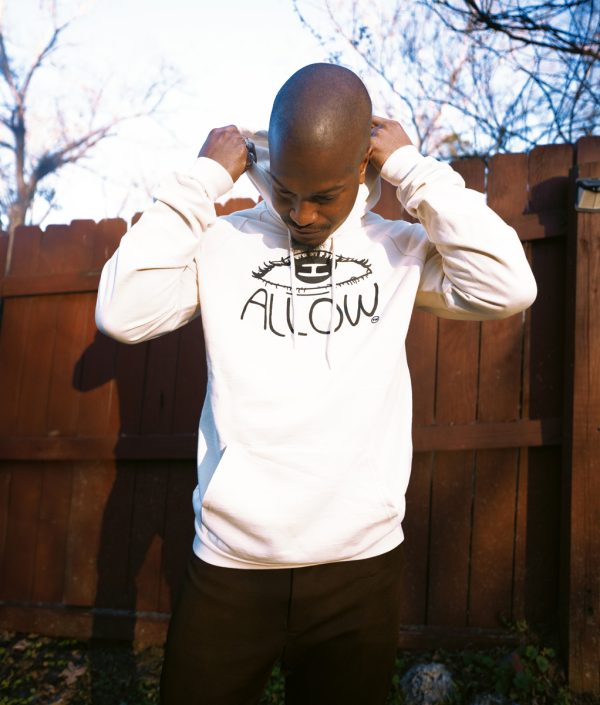 Hoodie - I Allow: 100% Organic Cotton